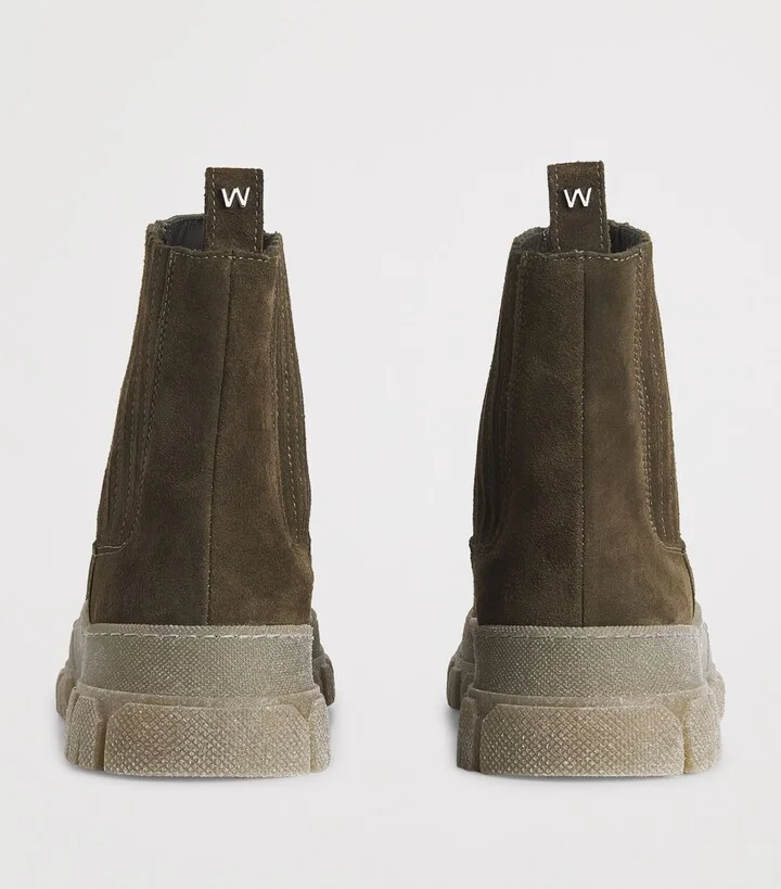 Weekend Max Mara Suede Chelsea Boots - Image 4