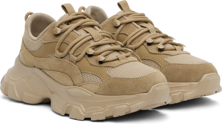 Weekend Max Mara Tan Bebbio Sneakers - Image 4