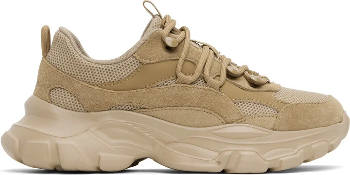 Weekend Max Mara Tan Bebbio Sneakers
