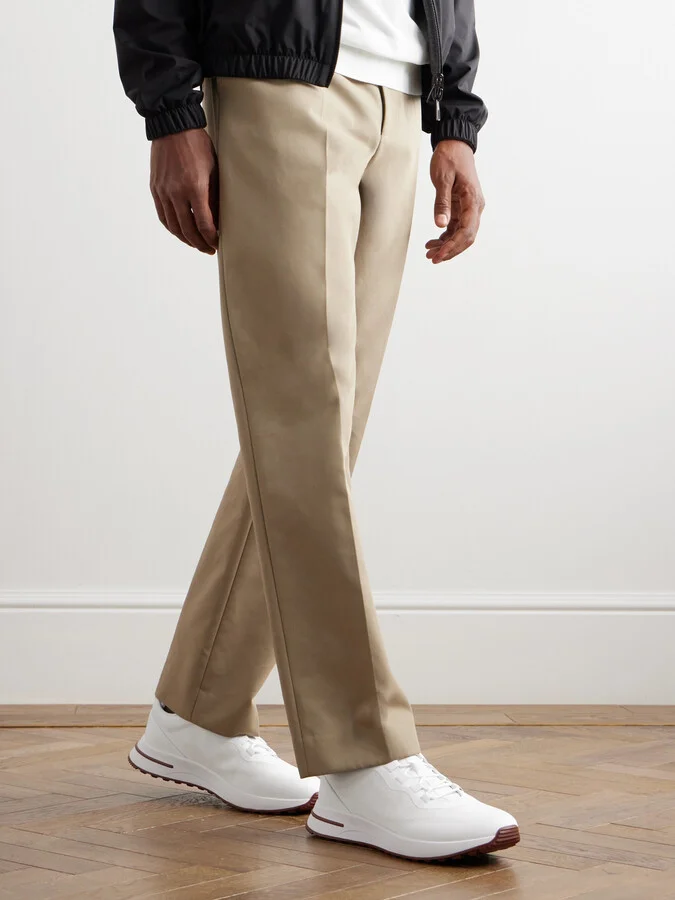 Weekend Walk Leather-Trimmed Mesh Sneakers - Image 2