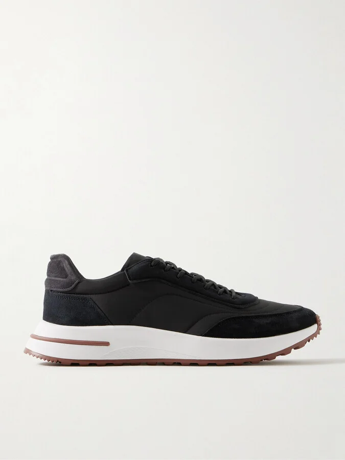 Weekend Walk Storm System® Suede-Trimmed Shell Sneakers