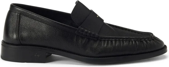 Weeston almond-toe leather loafers