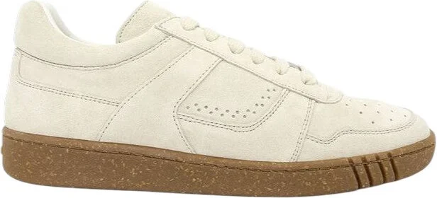 Weky 6303319 Men's Dusty White Suede Leather Sneaker