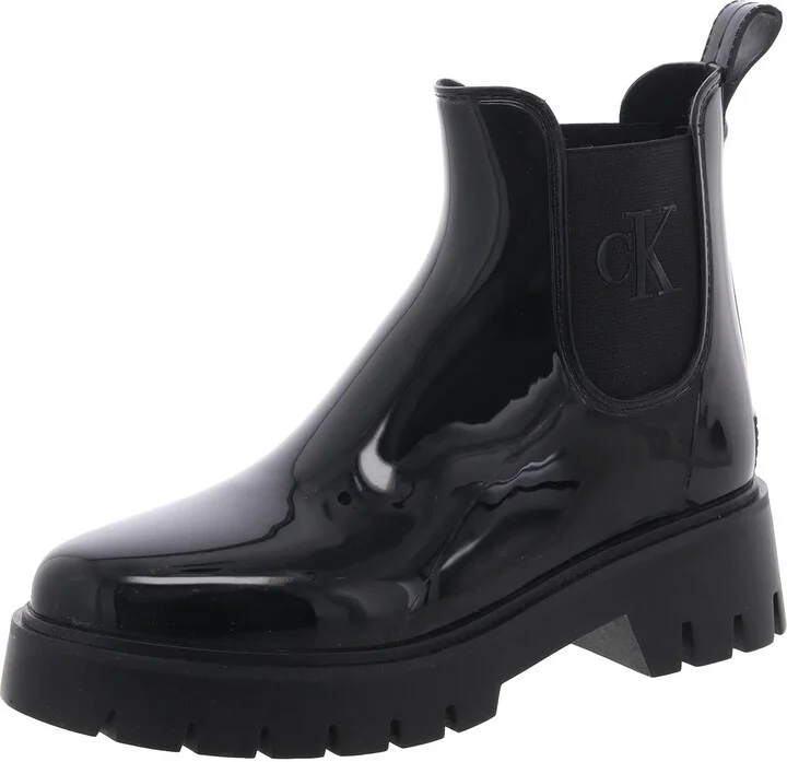 Wende Womens Slip-On Lugged Booties