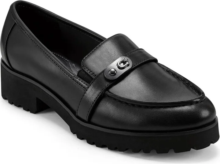 Wendy Womens Suede Slip-On Loafers