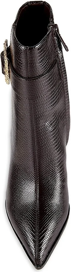 Weslie Point Toe Wedge Ankle Boots - Image 5
