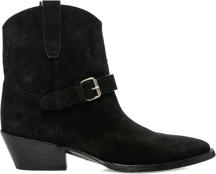 West buckled boots