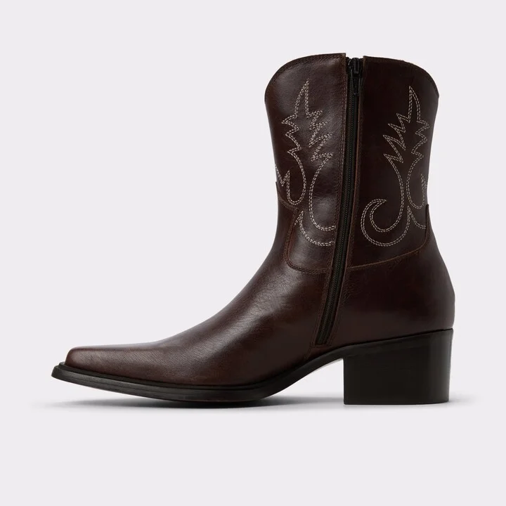 Western boot - Block heel - Image 3