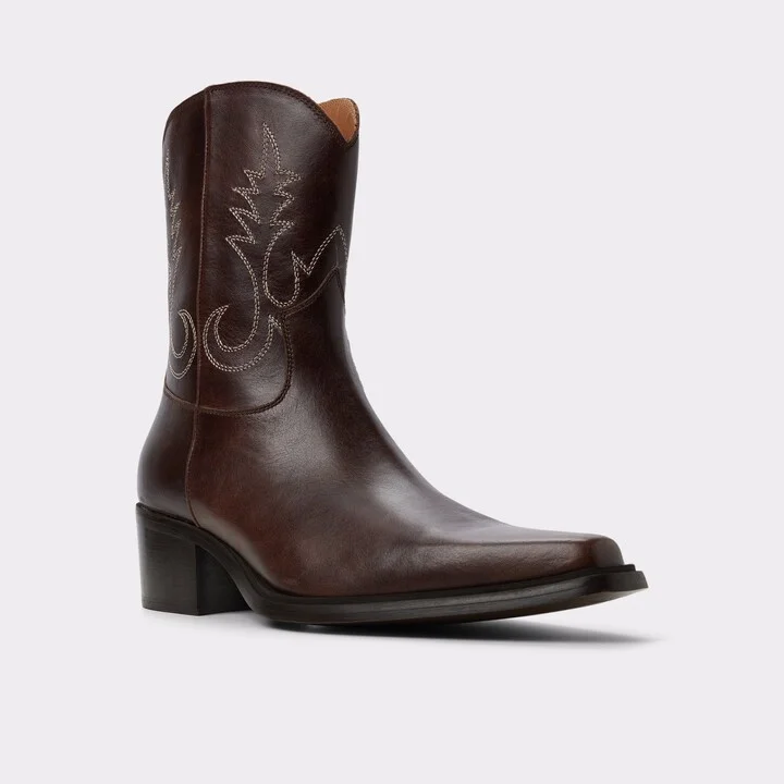 Western boot - Block heel - Image 4