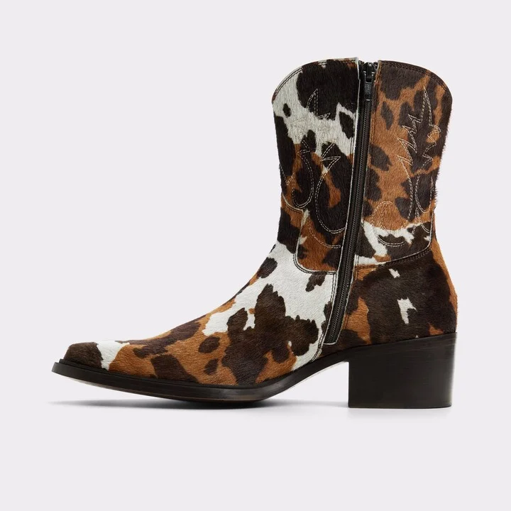 Western boot - Block heel - Image 3