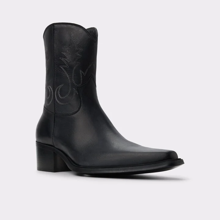 Western boot - Block heel - Image 4