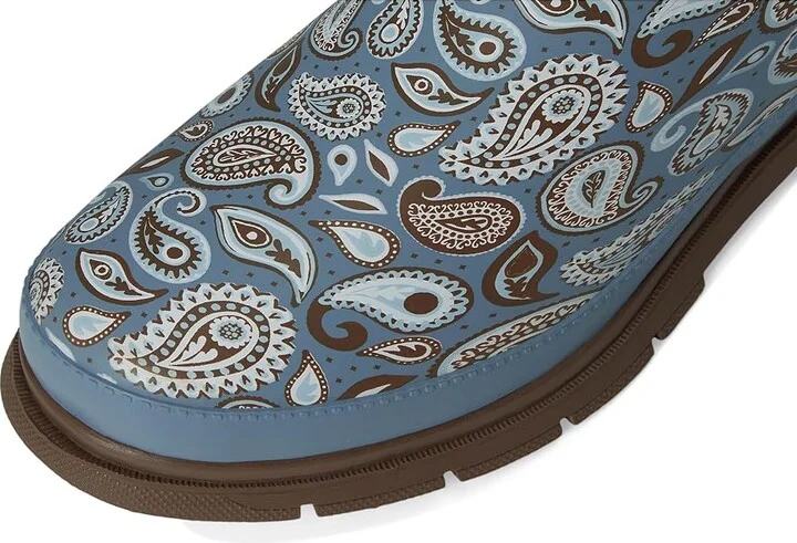 Western Chief Faux Fur Mid Rain Boot Women's Rain Boots Bandana : 7 M, Synthetic - Image 2
