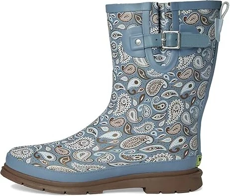 Western Chief Faux Fur Mid Rain Boot Women's Rain Boots Bandana : 7 M, Synthetic - Image 6