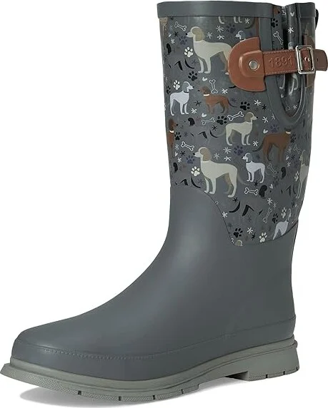 Western Chief Faux Fur Tall Rain Boot Women's Rain Boots Puppy Love : 6 M, Synthetic - Image 5