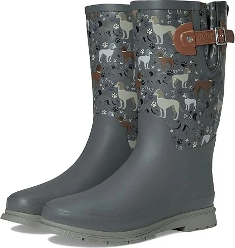 Western Chief Faux Fur Tall Rain Boot Women's Rain Boots Puppy Love : 6 M, Synthetic