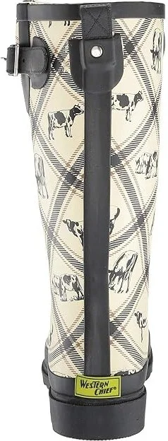 Western Chief Printed Tall Rain Boot Women's Rain Boots Country Cows : 6 M, Rubber - Image 5