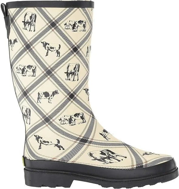 Western Chief Printed Tall Rain Boot Women's Rain Boots Country Cows : 6 M, Rubber - Image 8