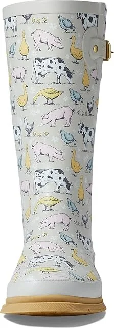 Western Chief Printed Tall Rain Boot Women's Rain Boots Farm House : 6 M, Rubber - Image 2
