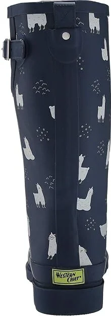 Western Chief Printed Tall Rain Boot Women's Rain Boots No Probllama : 6 M, Rubber - Image 5