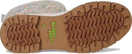 Western Chief Tall Rain Boot Women's Rain Boots Painted Garden : 9 M, Rubber - Image 3