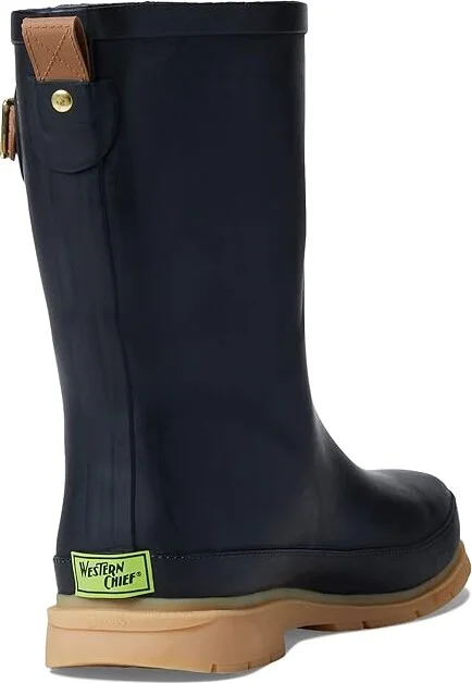 Western Chief Waterproof Mid Rain Boot Women's Rain Boots Heritage Black : 6 M, Rubber - Image 4