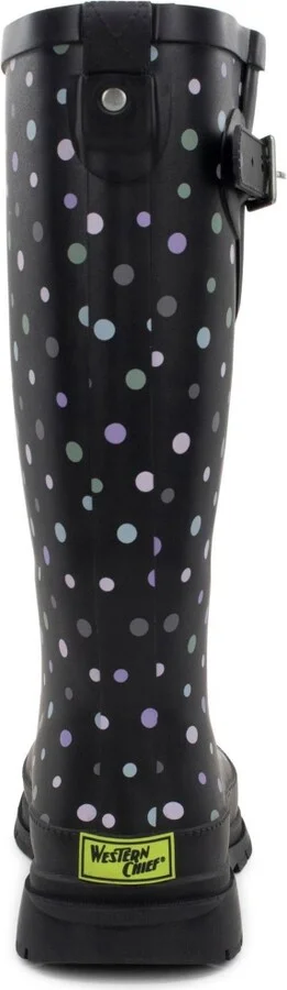 Western Chief Womens Ditsy Dot Tall Rain Boot - Image 2