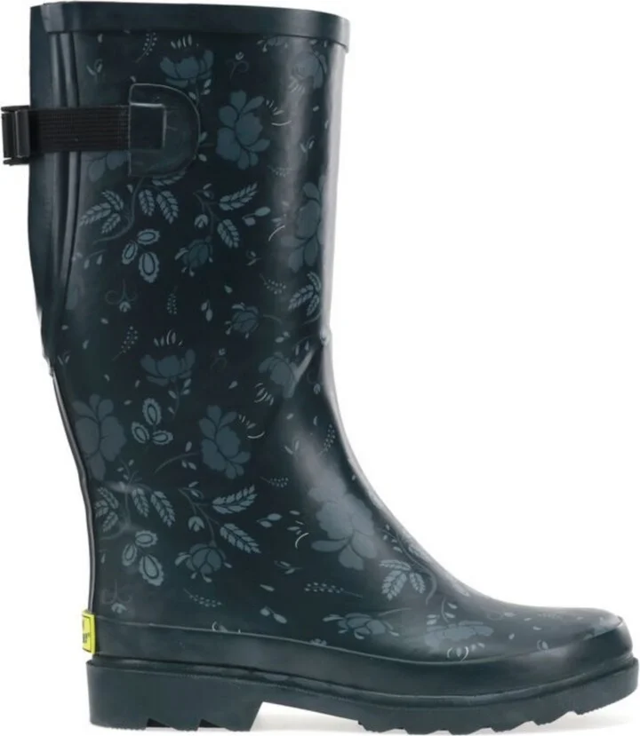 Western Chief Women's Feminine Floral Wide Calf Tall Rain Boot