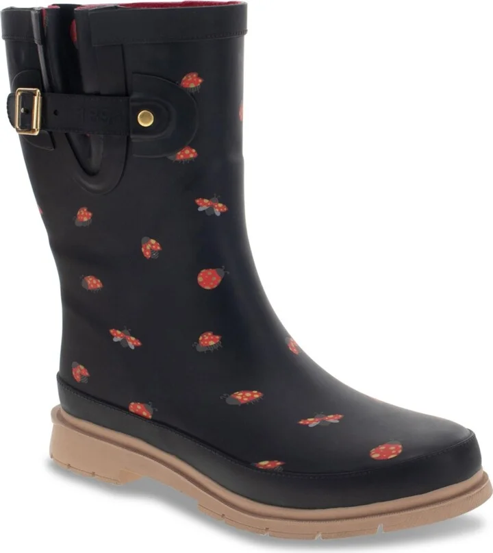 Western Chief Women's Lucky Ladybug Mid Rain Boot - Image 4
