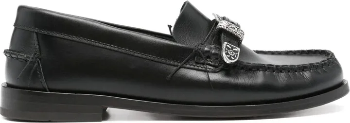 Western Coolness leather loafers