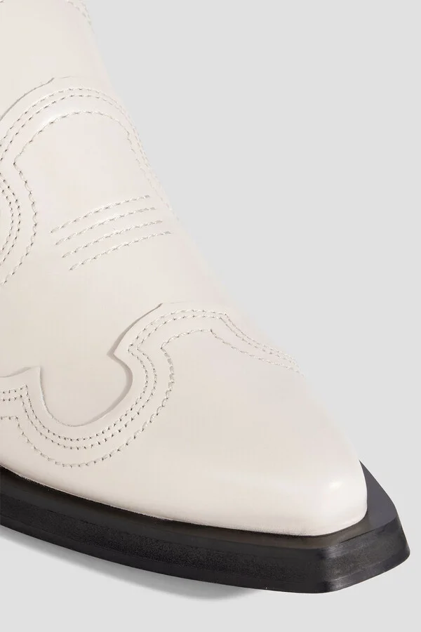 Western leather mules - Image 4