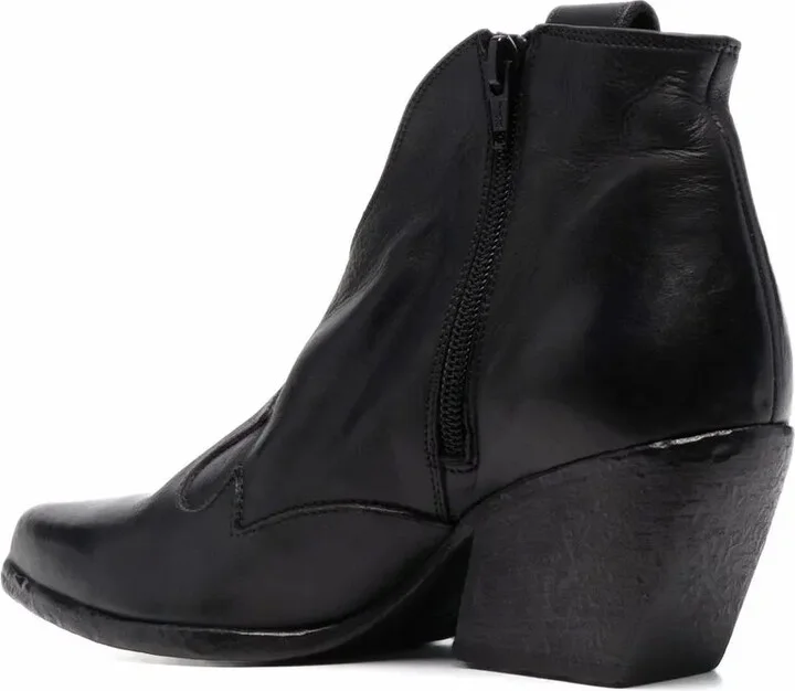 Western-style leather boots - Image 3