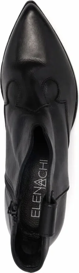 Western-style leather boots - Image 4