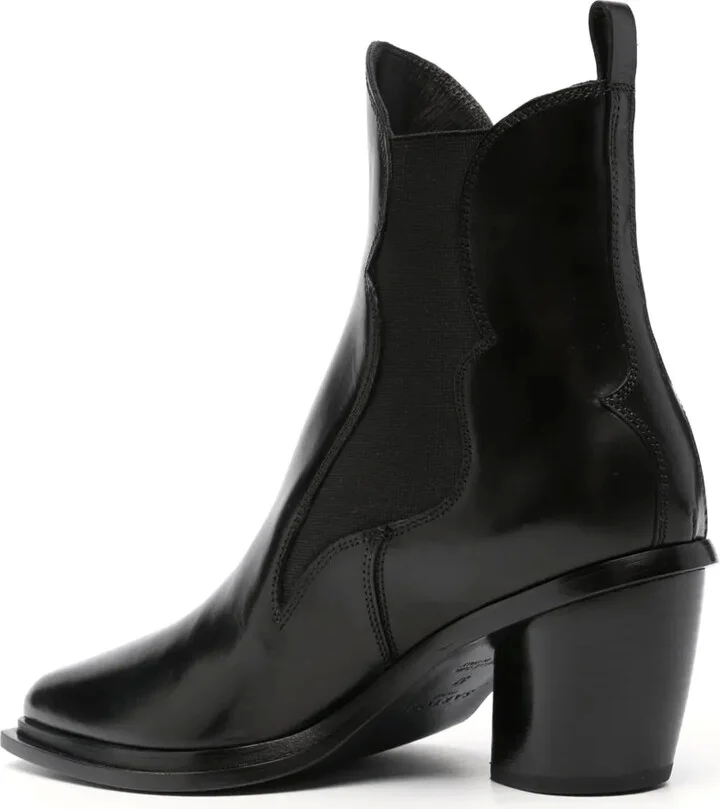 Western-style leather boots - Image 3