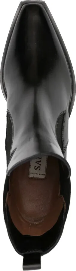 Western-style leather boots - Image 4