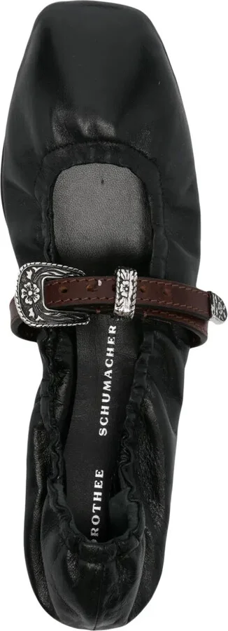 Western Touch leather ballerinas - Image 4