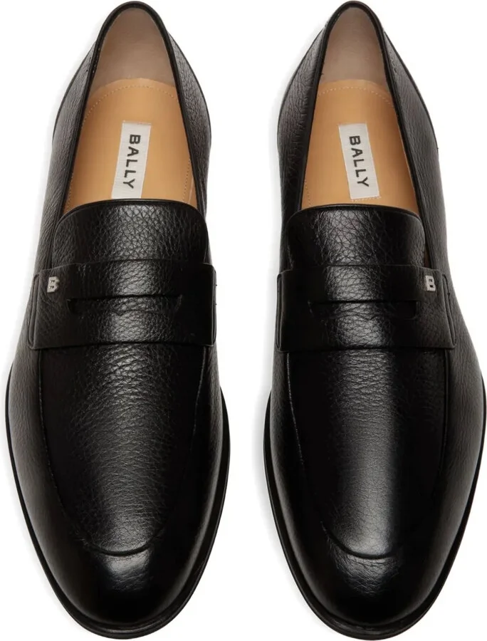 Westminster grained-leather loafers - Image 3