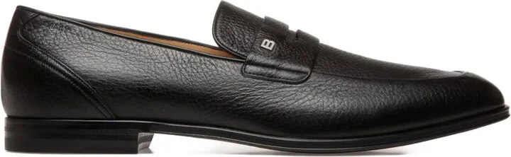 Westminster grained-leather loafers