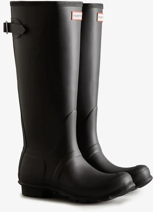 WFT1001RMA-BLK Women's US 5 Black Waterproof Tall Wellington Boots KHD943