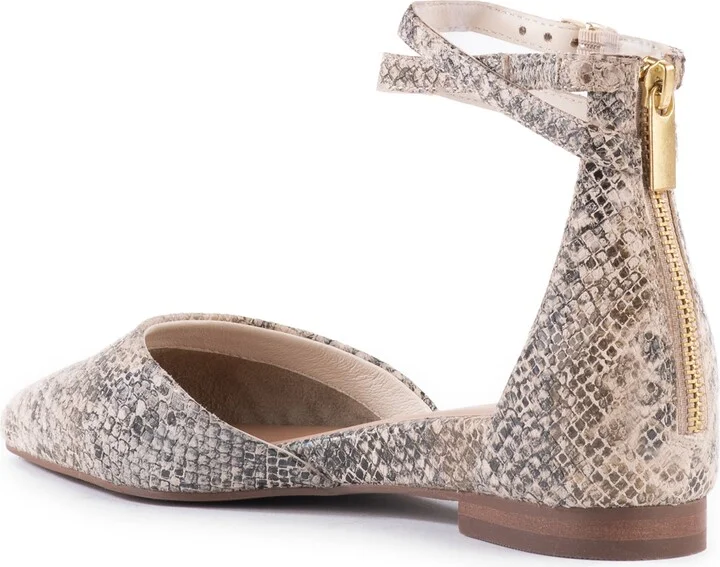 What a Girl Wants Ankle Strap Pointed Toe Flat - Image 2