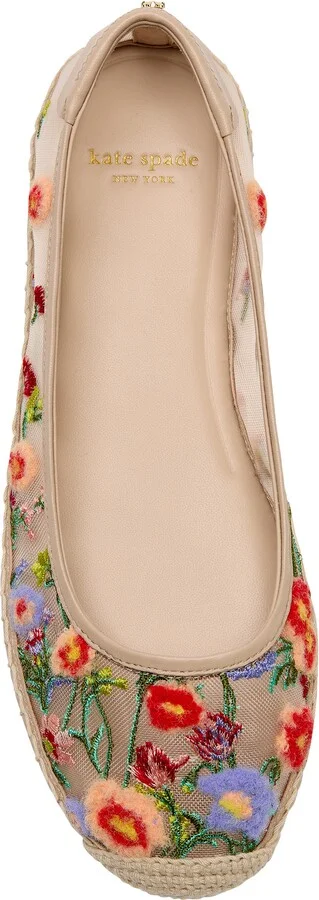 Whimsical Garden Mesh Espadrille Flat - Image 3