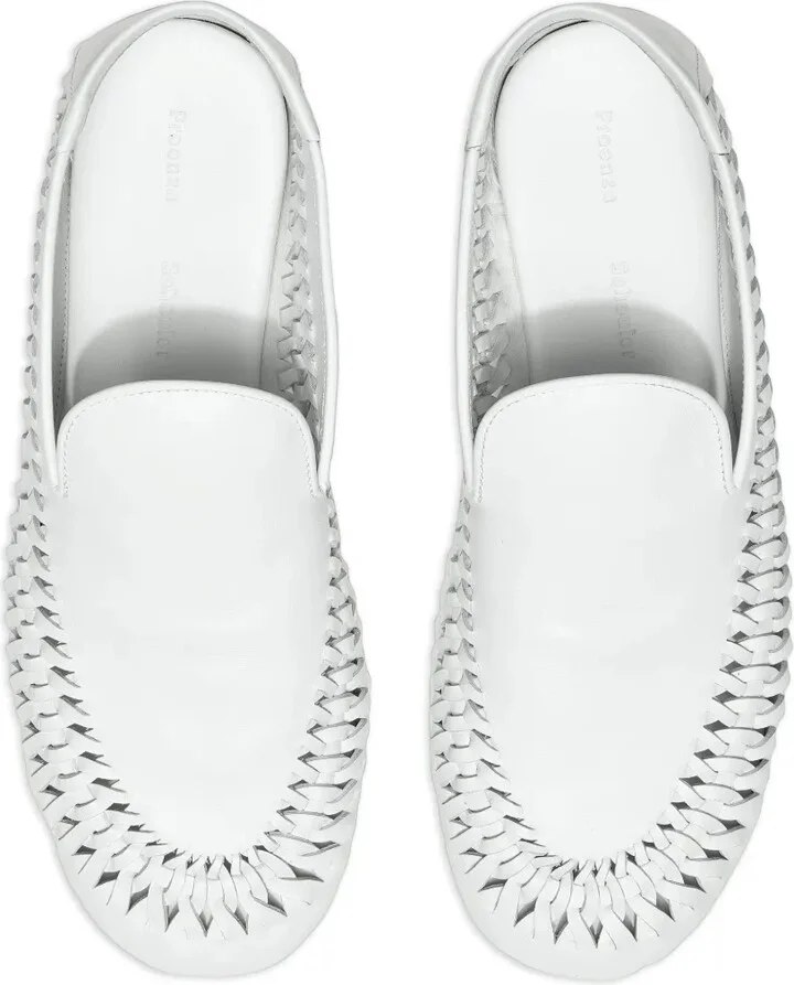Whip braided leather loafers - Image 3