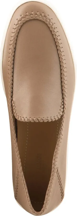 Whipstitch-Embellished Leather Sneakers - Image 4
