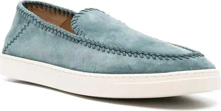 Whipstitch-Trim Detail Sneakers - Image 2