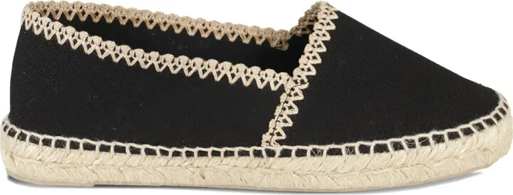 Whipstitch-Trim Espadrilles