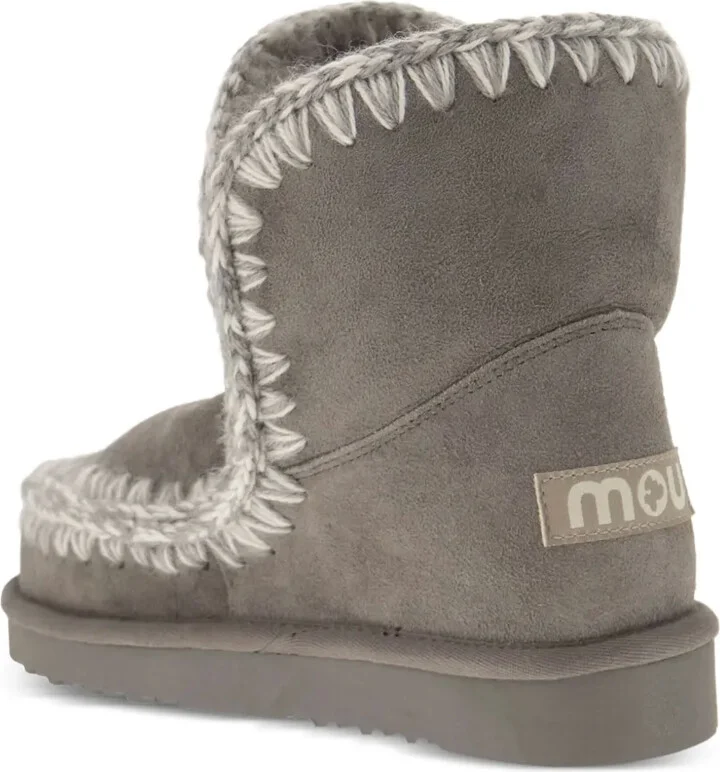Whipstitch-Trims Suede Ankle Boots - Image 3