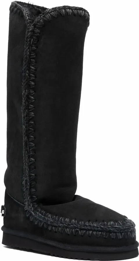 Whipstitched Sheepskin Boots - Image 2
