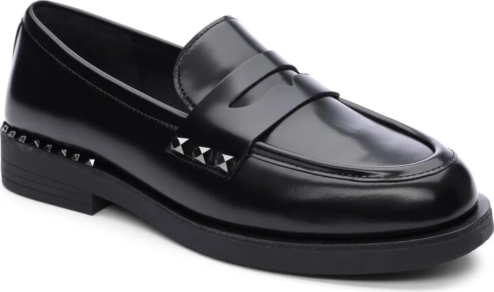 Whisper Studs Leather Loafer