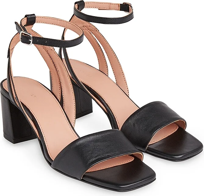 Whistles Women's Eden Ankle Strap Block Heel Sandals