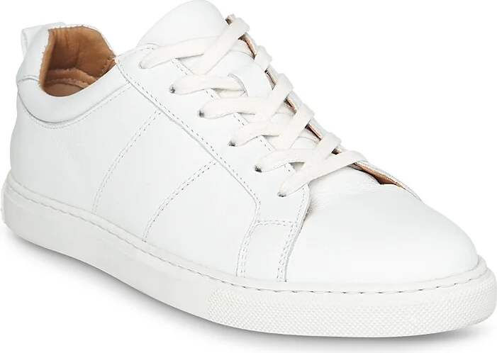 Whistles Women's Koki Lace Up Leather Sneakers
