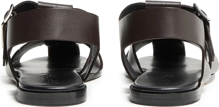 Whit calf leather sandals - Image 4